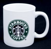 Starbucks Mermaid Logo Green White Coffee Mug